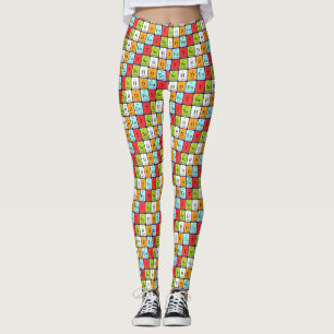 Leggings periódicos patrióticos alemanes (1)