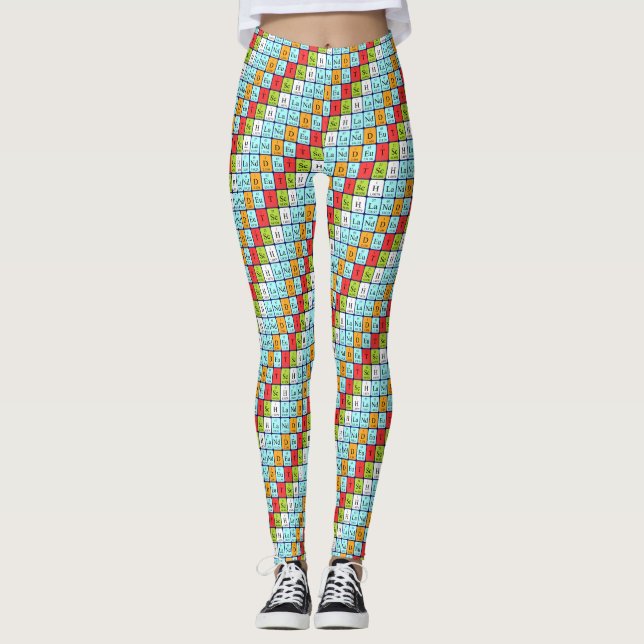 Leggings periódicos patrióticos de Deutschland (1) (Anverso)