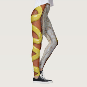 Leggings perrito caliente delicioso con la fotografía de l