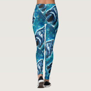 Leggings Perrito en azul