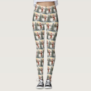Leggings Perro Cockapoo en Navidades de nieve