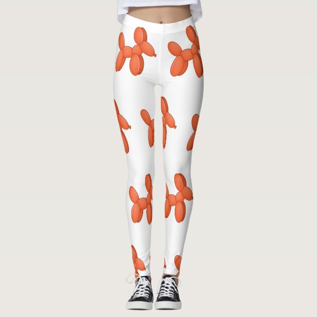 Leggings Perro con globo cúbico Thunder_Cove (Anverso)