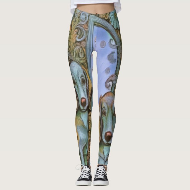 Leggings Perro D, Alfabet (Anverso)