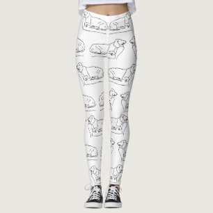 Leggings Perro Dachshund durmiente