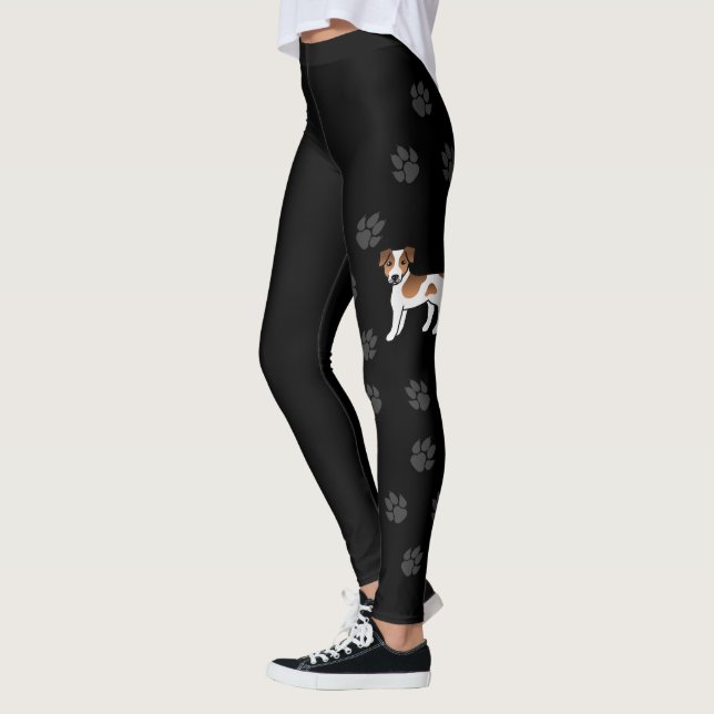 Leggings Perro Danés-Sueco Marrón Granja Perro Lindo & Pata (Izquierda)