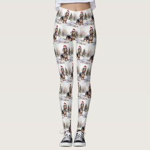 Leggings Perro de Dachshund en Navidades de nieve