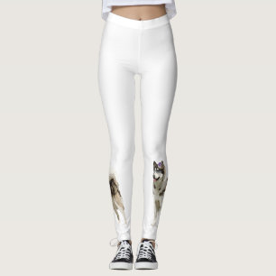 Leggings Perro fornido, polainas fornidas del personalizado