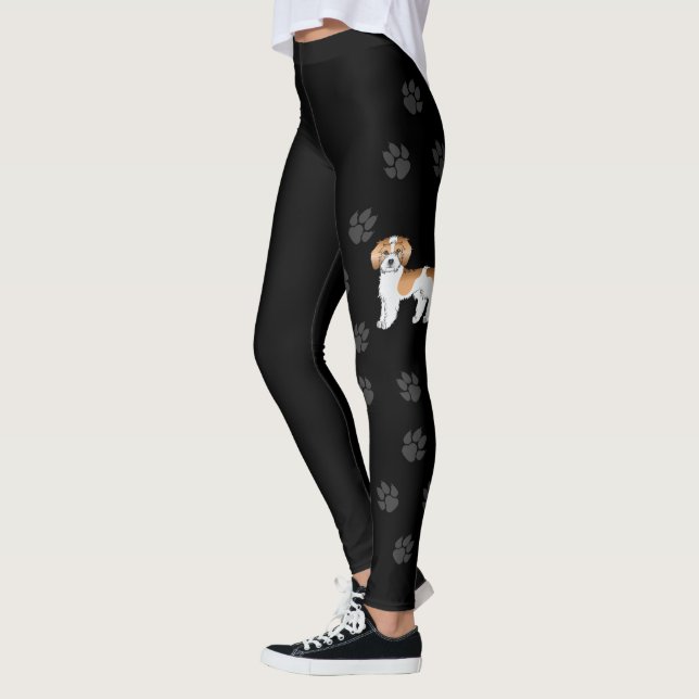 Leggings Perro Goldendoodle Miniatura de Color Parti Albari (Izquierda)