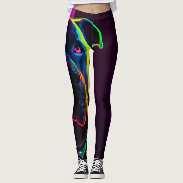 Leggings perro neón (Anverso)