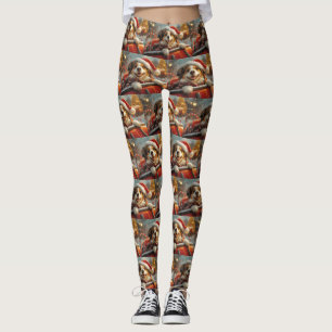 Leggings Perro Pastor de Anatolia Montaña Rusa Navidad