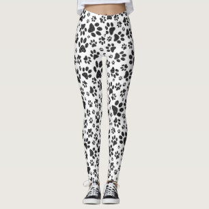 Leggings Perro Paws Black and White Polka Dot