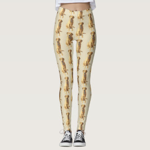 Leggings Perro recuperador de labrador amarillo