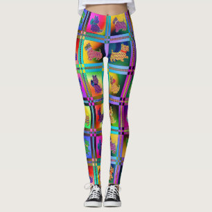 Leggings Perros Calico Scotties