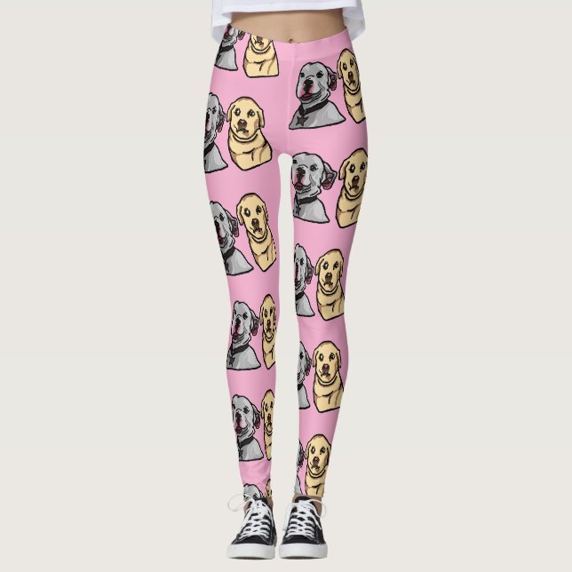 Leggings Perros Meme Lindos (Anverso)
