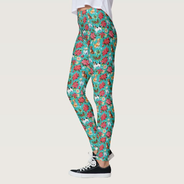Leggings Perros navidades y festivo holly (Izquierda)