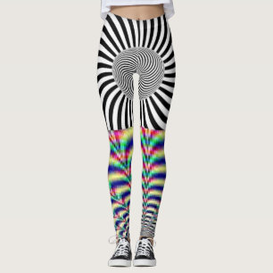 Leggings Persona hipnotizada hermosa y diseño de