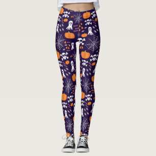 Leggings Personajes Divertidos y Espeluznantes de Halloween