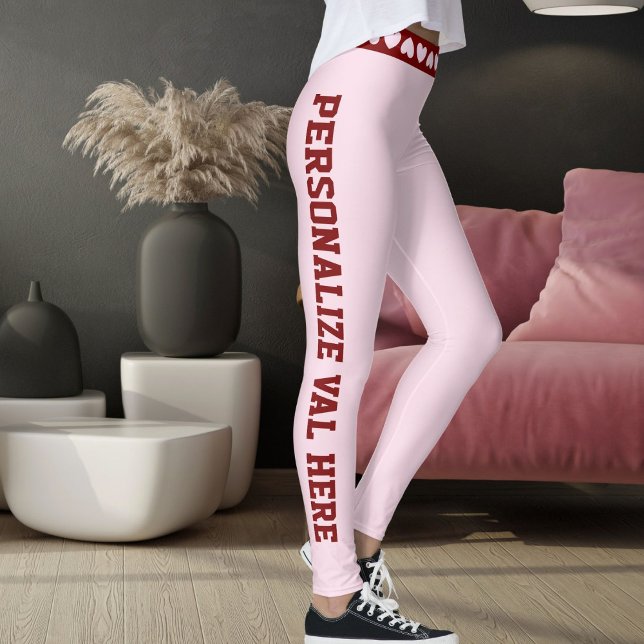 Leggings Personaliza el regalo de día de San Valentín Amor  (Subido por el creador)