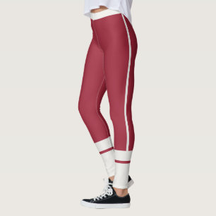 Leggings Personaliza Neutral Rayas Marrón Oscuro Athleisure