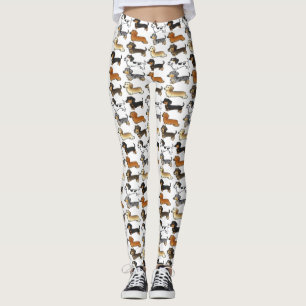 Leggings Personalizable de perros pequeños Dachshund Wiene