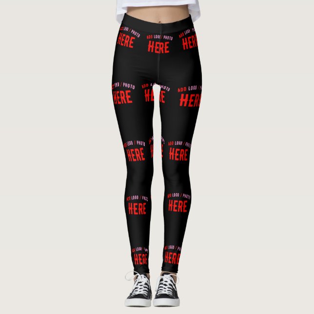 LEGGINGS PERSONALIZABLE MODERNO ESTILO NEGRO VERIFICADO MAR (Anverso)