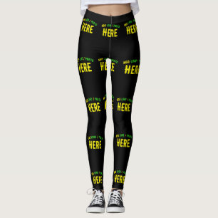 LEGGINGS PERSONALIZABLE MODERNO ESTILO NEGRO VERIFICADO MAR