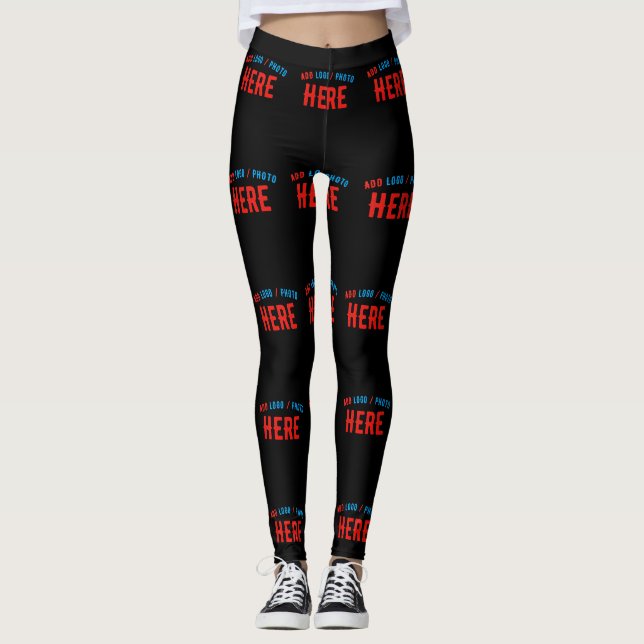 LEGGINGS PERSONALIZABLE MODERNO ESTILO NEGRO VERIFICADO MAR (Anverso)