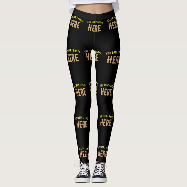 LEGGINGS PERSONALIZABLE MODERNO ESTILO NEGRO VERIFICADO MAR (Anverso)