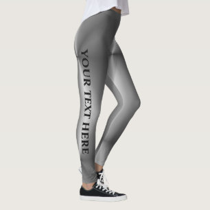 Leggings Personalizable Texto Nombre Mujer moderna Aspecto 