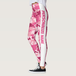 Leggings PERSONALIZACIÓN de camuflaje rosa