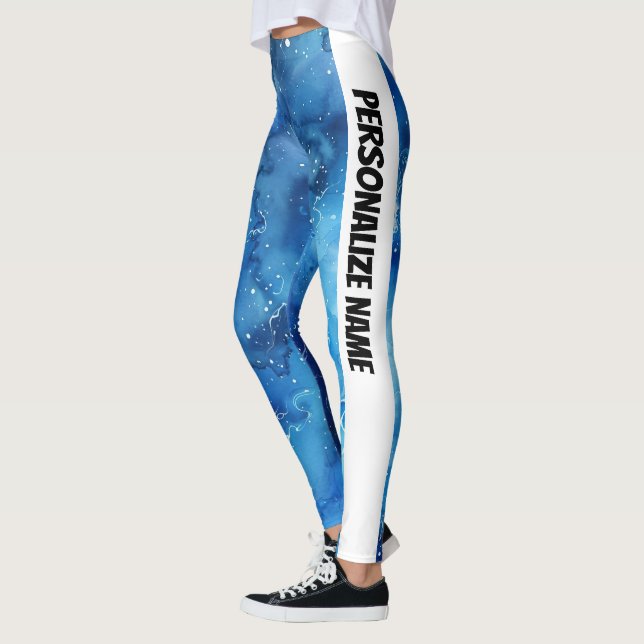 Leggings PERSONALIZACIÓN de color azul (Izquierda)