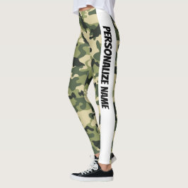 Leggings PERSONALIZACIÓN del Camuflaje Verde