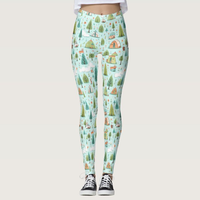Leggings Personalizadas con Impresión Total (Anverso)