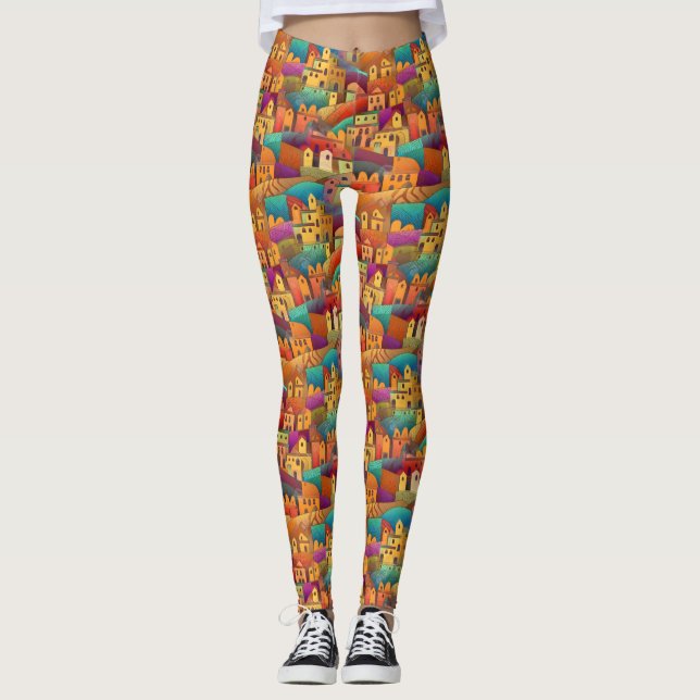 Leggings Personalizadas con Impresión Total (Anverso)
