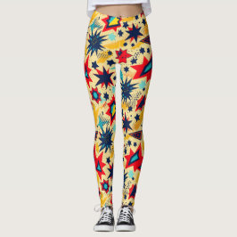 Leggings Personalizadas con Impresión Total Abstra