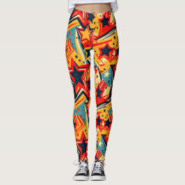 Leggings Personalizadas con Impresión Total Abstra