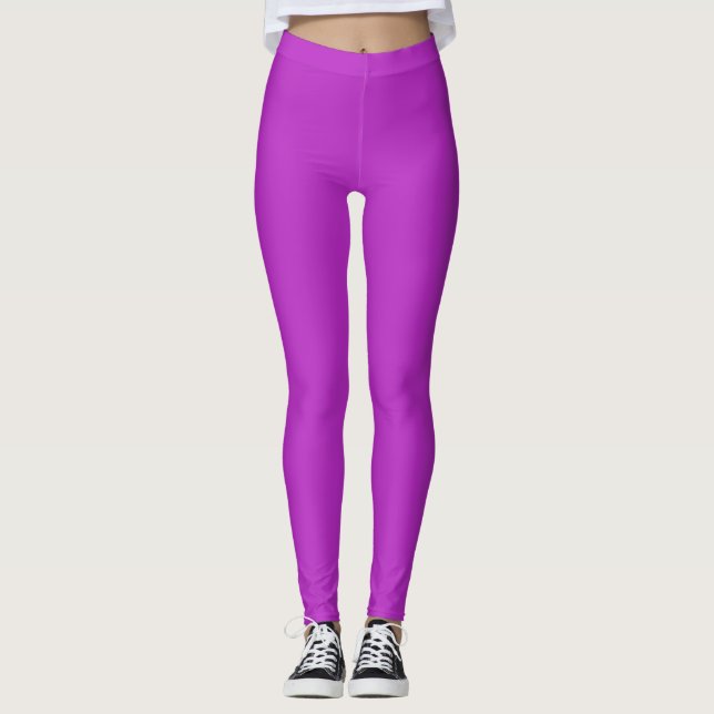 Leggings personalizadas de color rosa acero (Anverso)