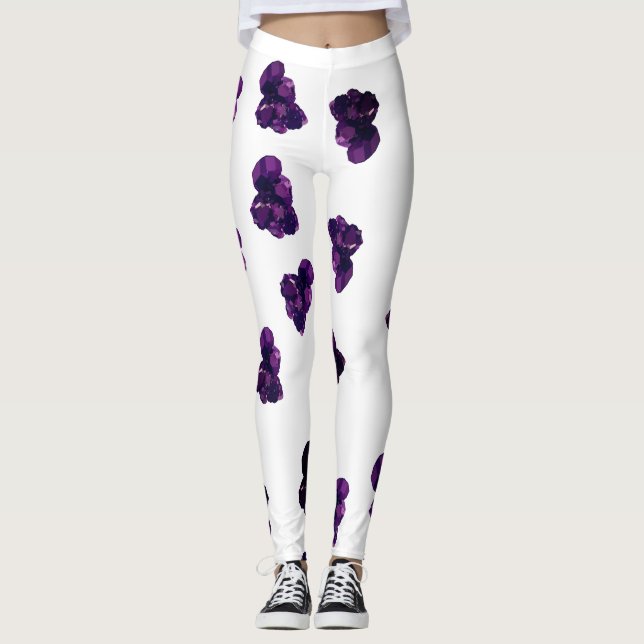 Leggings personalizadas de piedra de cristal de am (Anverso)