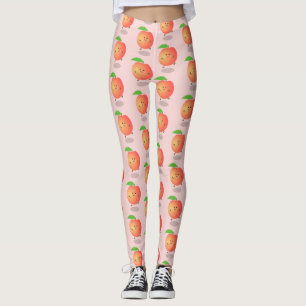 Leggings Personalizado amarillo de melocotón alegre