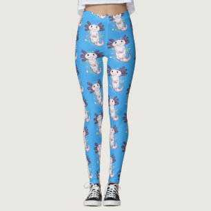 Leggings Personalizado axolotópico rosa adorable
