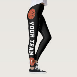 Leggings Personalizado Baloncesto nombre equipo y número de