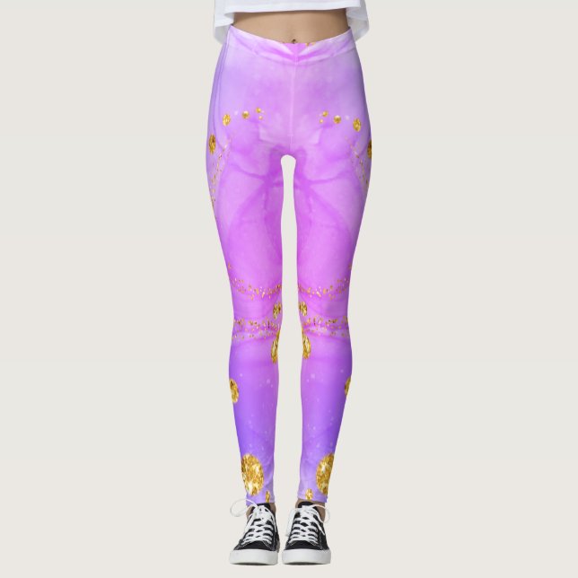 Leggings Personalizado Branded Funny Space pizzas para gato (Anverso)