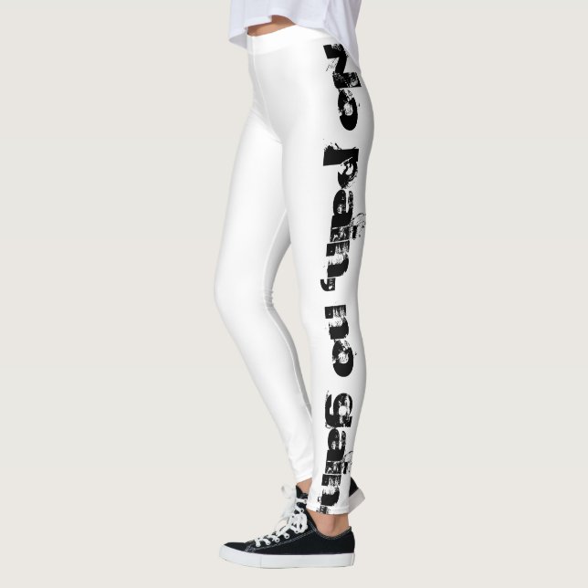 Leggings Personalizado Crear su propio texto | Motivación d (Izquierda)