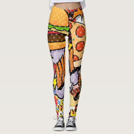 Leggings Personalizado de alimentos