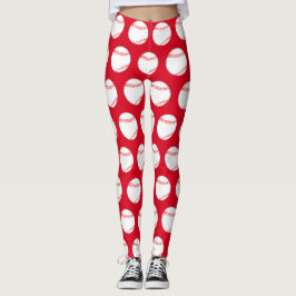 Leggings Personalizado de Béisbol Femenino Deportes a color