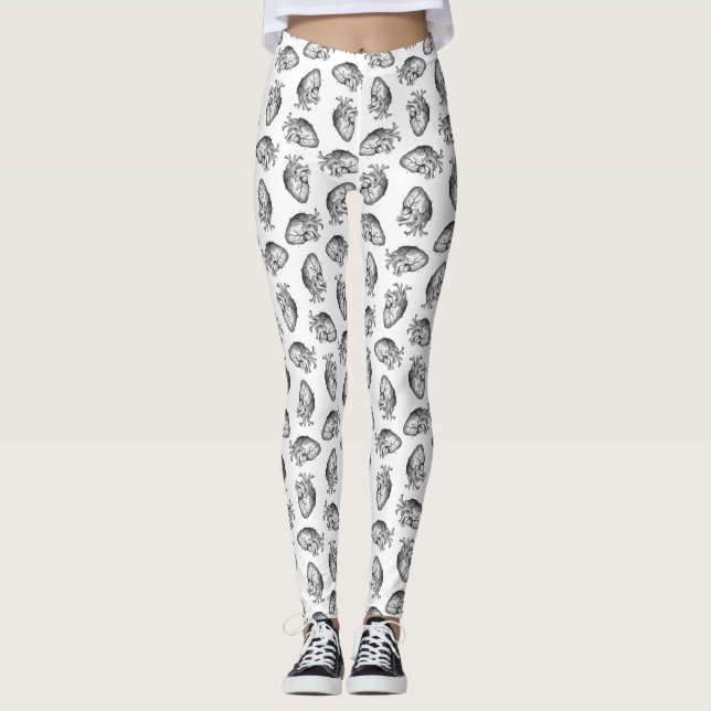 Leggings PERSONALIZADO de fondo  de diagrama ilustrado (Anverso)