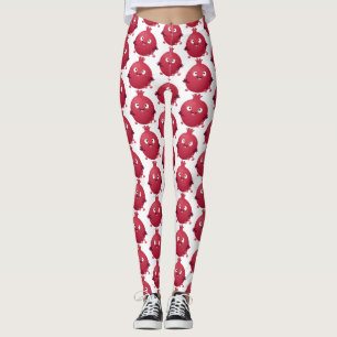 Leggings Personalizado de frutas pomegranadas alegres