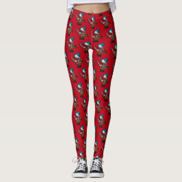 Leggings Personalizado de Halloween de payaso colorido de C