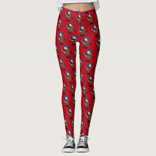 Leggings Personalizado de Halloween de payaso colorido de C