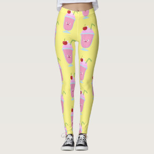 Leggings Personalizado de helados de fresa de fresa